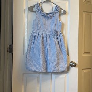 Girl’s seersucker dress